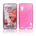 Pokrowiec BACK CASE LUX LG L5 wz�r S r�owy