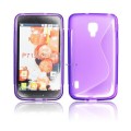 Pokrowiec BACK CASE LUX LG L7 2 DUAL wz�r S fiolet