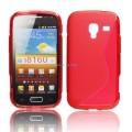 Pokrowiec BACK CASE SAMSUNG I8160 ACE2 wz�r S czer