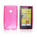 Pokrowiec BACK CASE LUX NOKIA 520 wz�r S r�owy