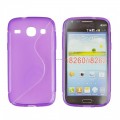 Pokrowiec BACK CASE LUX G350 Galaxy Core+ fiolet