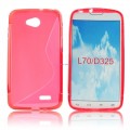 Pokrowiec BACK CASE LUX LG F70 czerwony