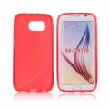 Pokrowiec BACK CASE LUX SAMSUNG S6 czerwony