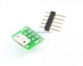 Z��cze micro USB na p�ytce uniwersalne 5 PIN