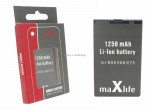 Bat NOKIA E75 3120C E66 1250mAh li-ion Maxlife  