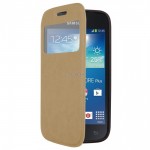 Etui SLIM VIEW Samsung i9500 S4 zoty 