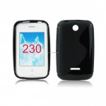 Pokrowiec BACK CASE LUX NOKIA ASHA 230  czarny
